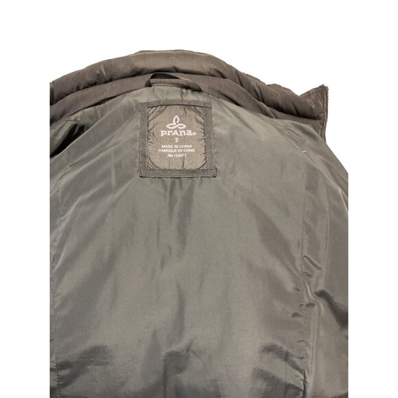 Prana Breathe Puffer Jacket Womens Size S Quilted Insulated Full Zip Gray - Picture 5 of 6